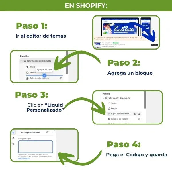 Pack de +100 Secciones Ganadoras de Shopify de Alta Conversión